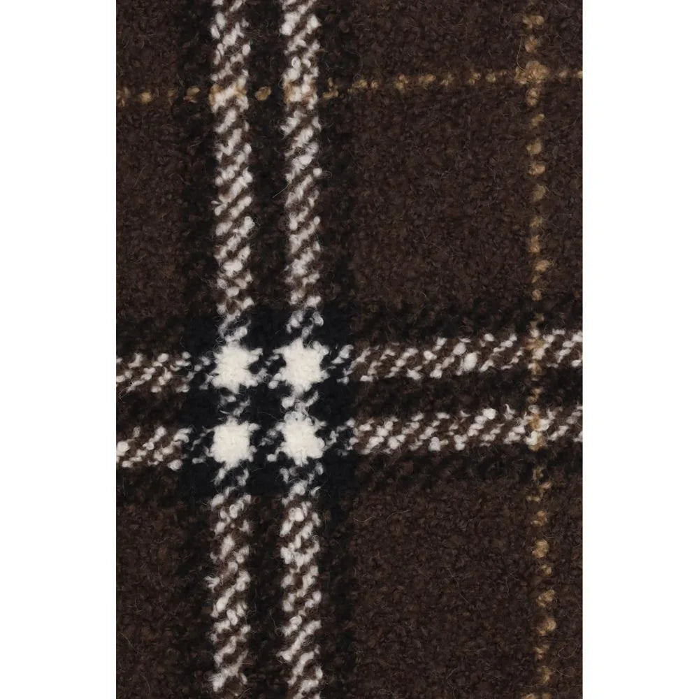 Burberry Brown Alpaca Vicugna Pacos Scarf