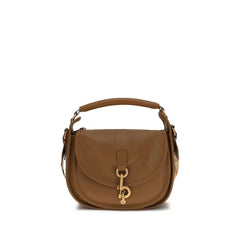 Burberry Brun Kalveskind Bos Taurus Skulder Taske