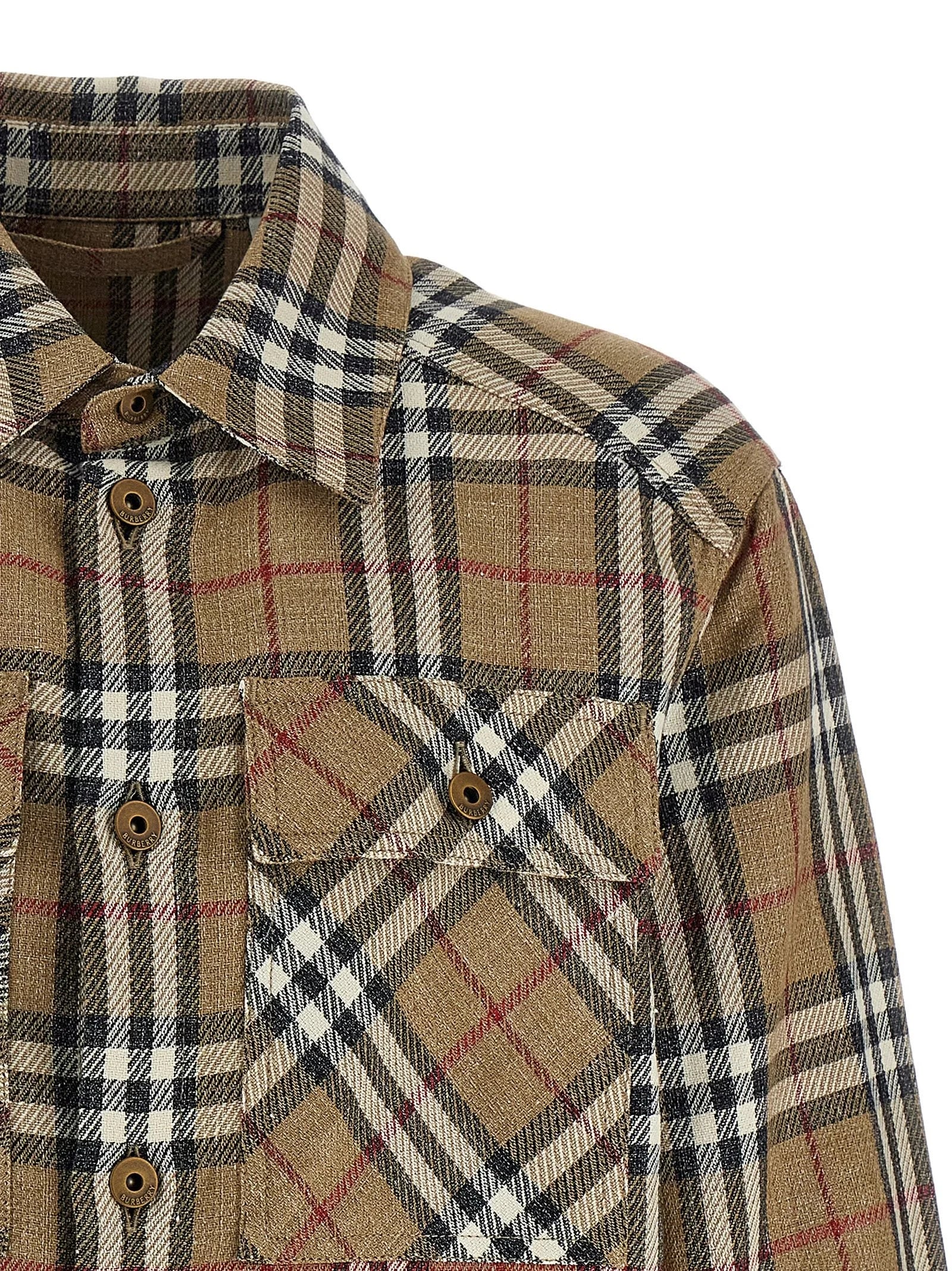 Burberry Brown Cotton Blouse - L