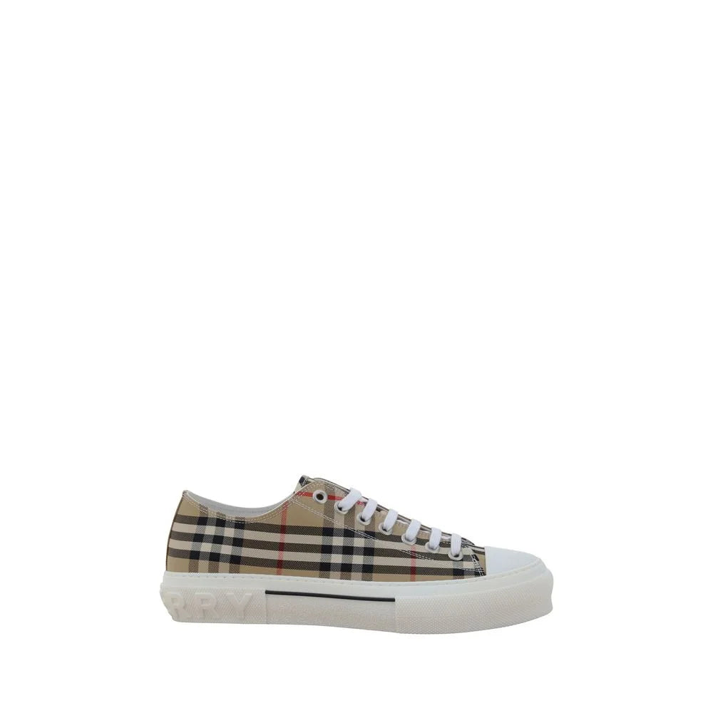 Burberry Brown Cotton Low Top Sneakers - EU42/US9