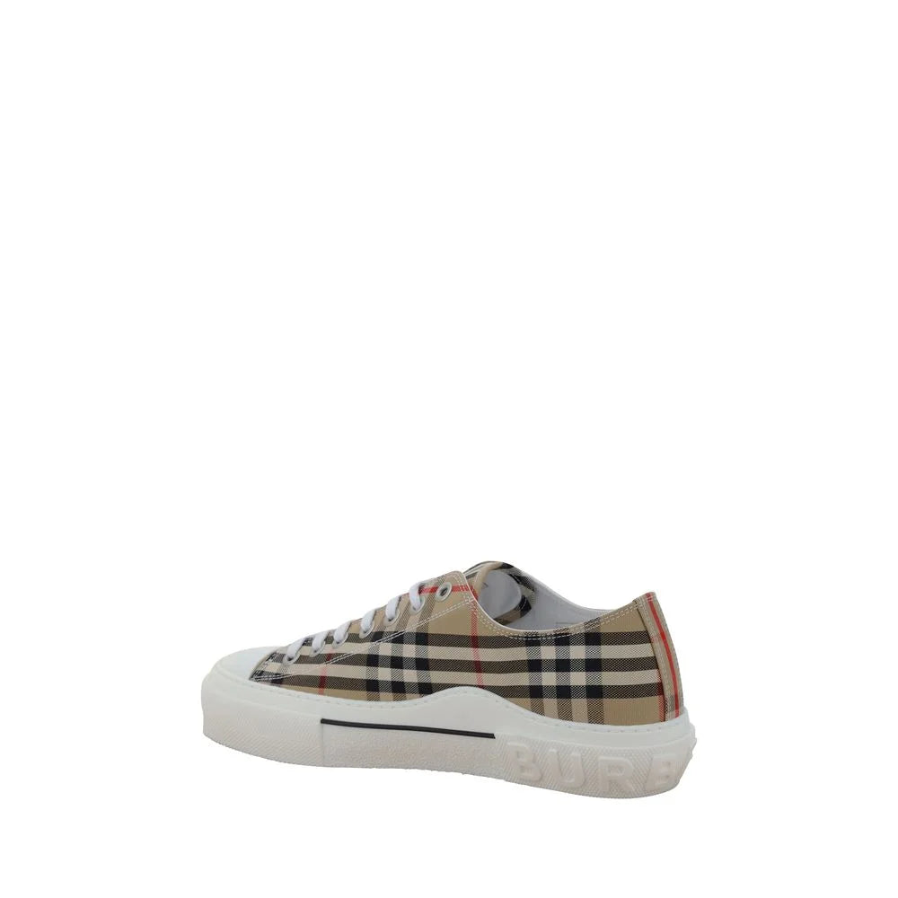 Burberry Brown Cotton Low Top Sneakers - EU42/US9