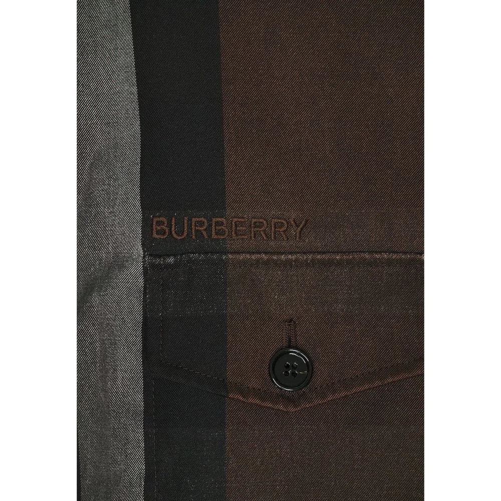 Burberry Brown Cotton Parka