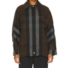 Burberry Brown Cotton Parka