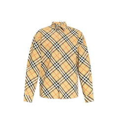 Burberry Brown Cotton Pattern Shirt - XL