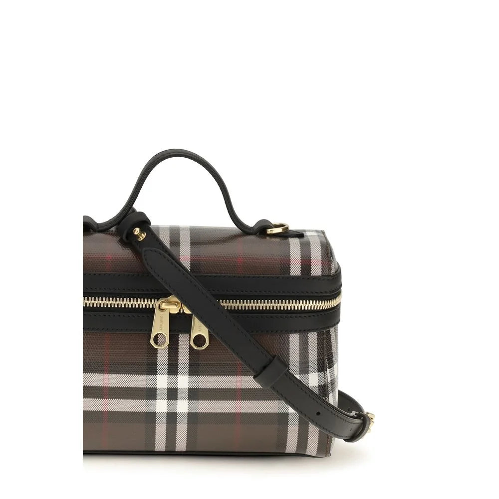 Burberry Brown Cotton Shoulder Bag