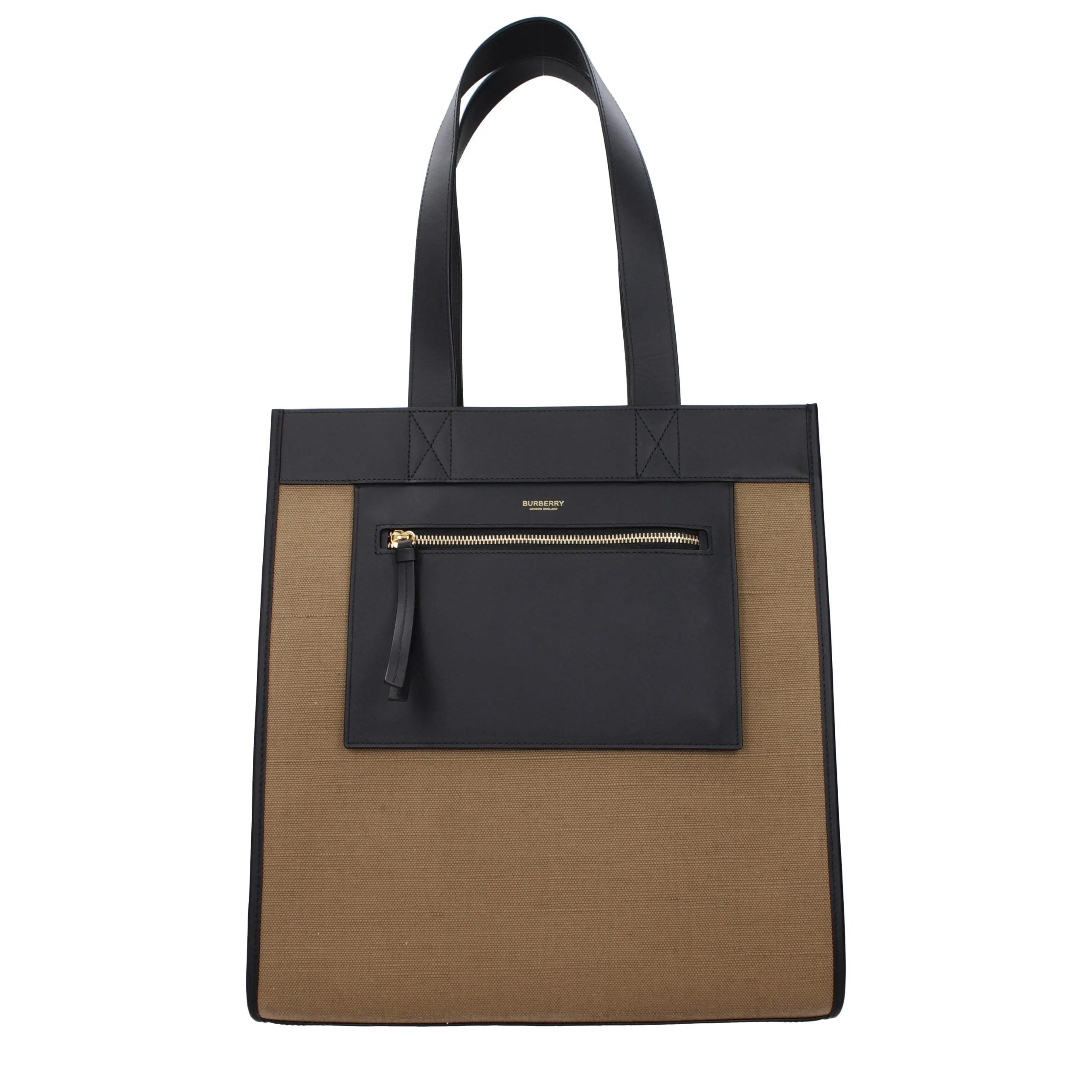 Burberry Brown Fabric Shoulder Bag
