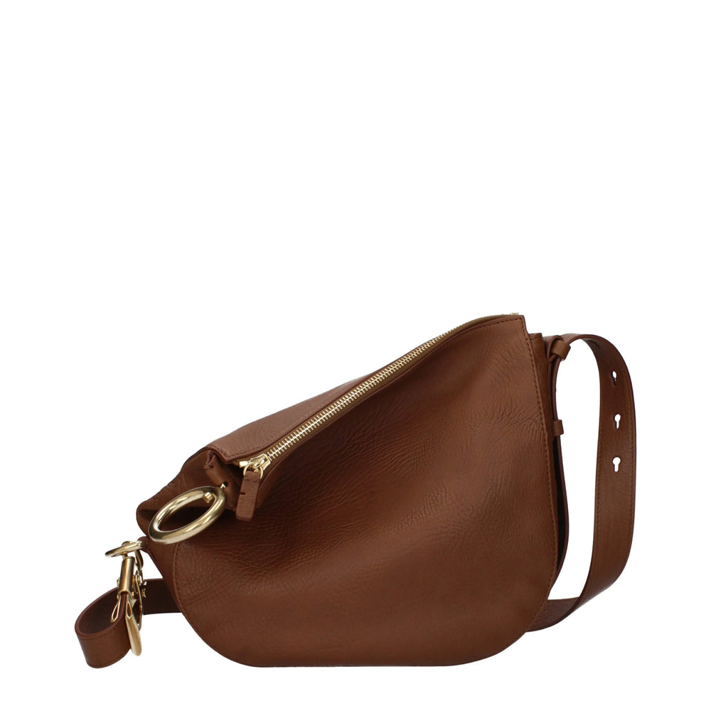Burberry Brown Leather Crossbody Bags