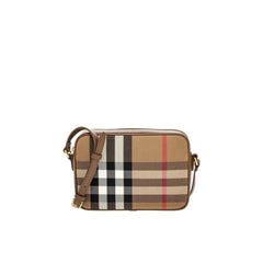 Burberry Brown Leather Shoulder Bag