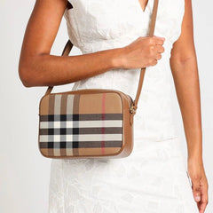 Burberry Brown Leather Shoulder Bag