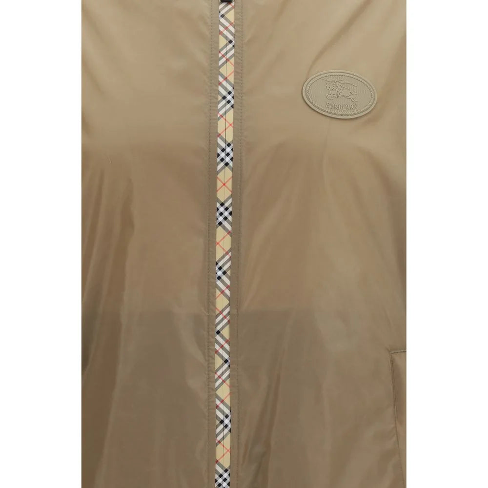 Burberry Brown Nylon Shell Jacket