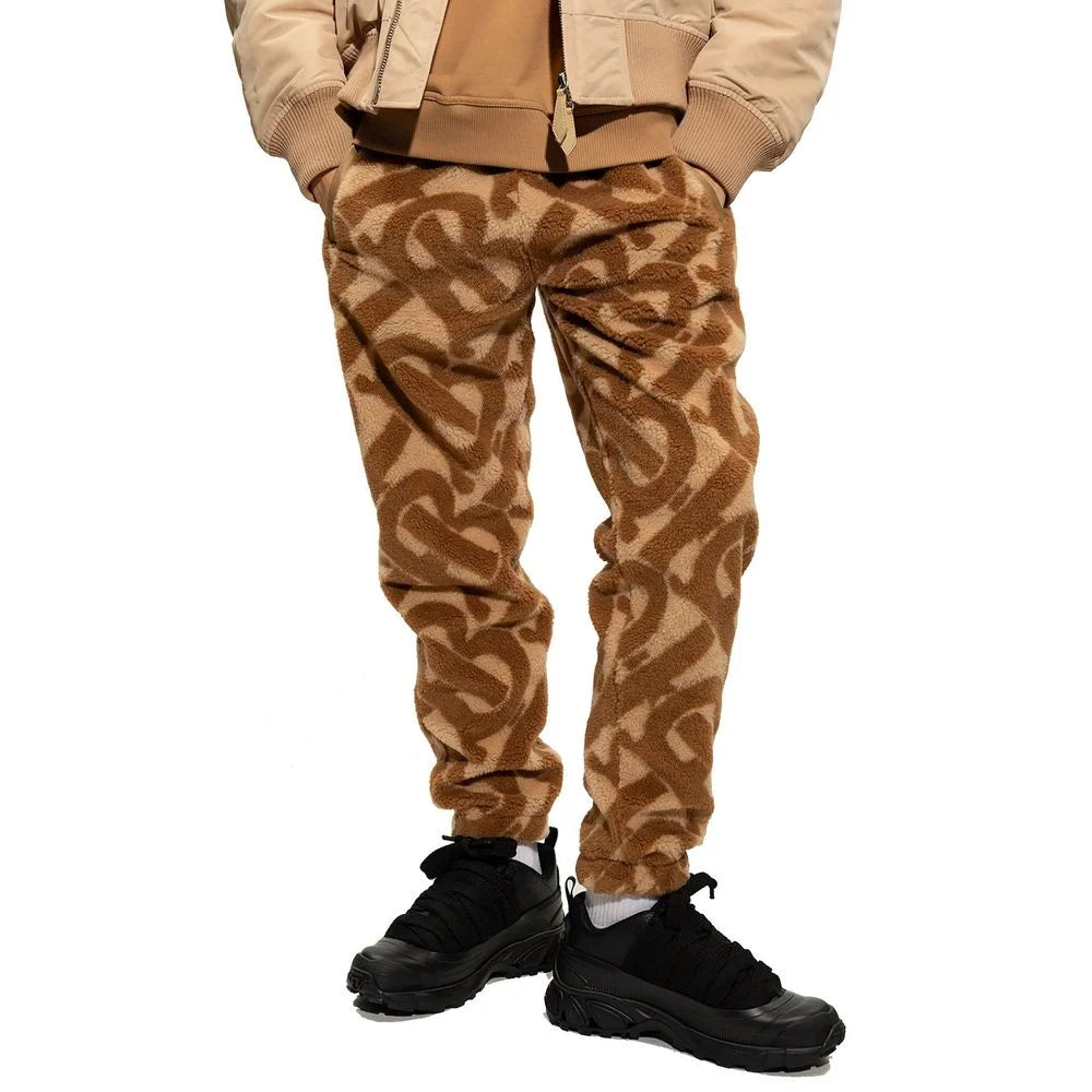 Burberry Brown Polyester Casual Pants - S