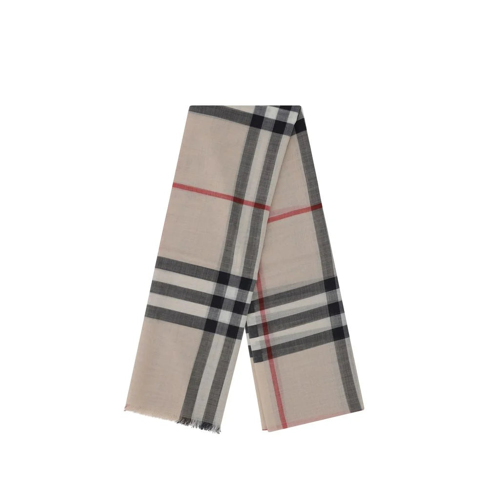 Burberry Brown Silk Scarf