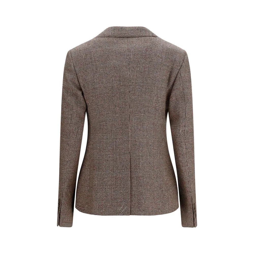 Burberry Brown Wool Oves Aries Blazer - 8