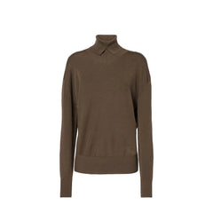 Burberry Brown Wool Sweatshirt - M