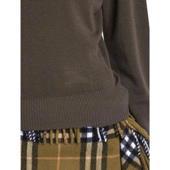 Burberry Brown Wool Sweatshirt - M