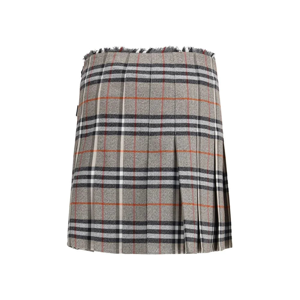 Burberry Check Archive wool Miniskirt - 6 - Skirts