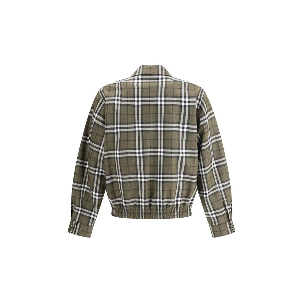 Burberry Check pattern wool Harrington Jacket - IT48 | M - Coats & Jackets