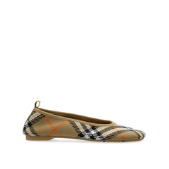 Burberry Checkered Knitted Ballerina Shoes - EU38.5/US8.5 - Flats