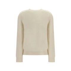 Burberry Cream Cashmere Cashmere Sweater - L