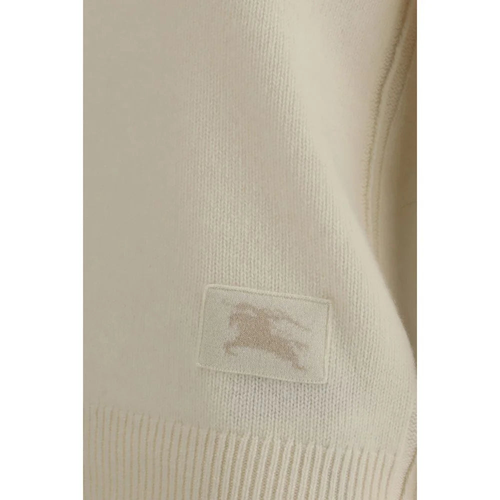 Burberry Cream Cashmere Cashmere Sweater - L