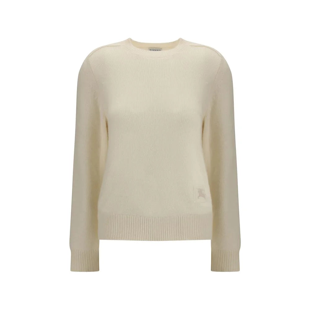 Burberry Cream Cashmere Cashmere Sweater - L