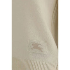 Burberry Cream Cashmere Cashmere Sweater - M