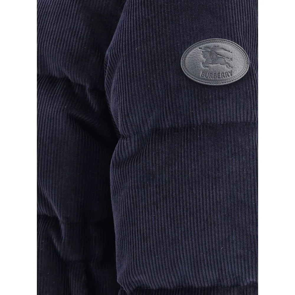 Burberry Cropped Corduroy Down Jacket - Puffer Jackets