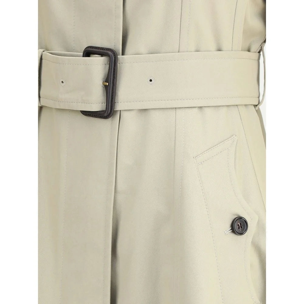 Burberry Ellingham fit-and-flare long gabardine Trench Coat - 8