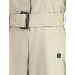 Burberry Ellingham fit-and-flare long gabardine Trench Coat - 8