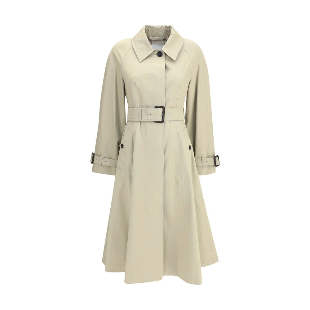 Burberry Ellingham fit-and-flare long gabardine Trench Coat - 8