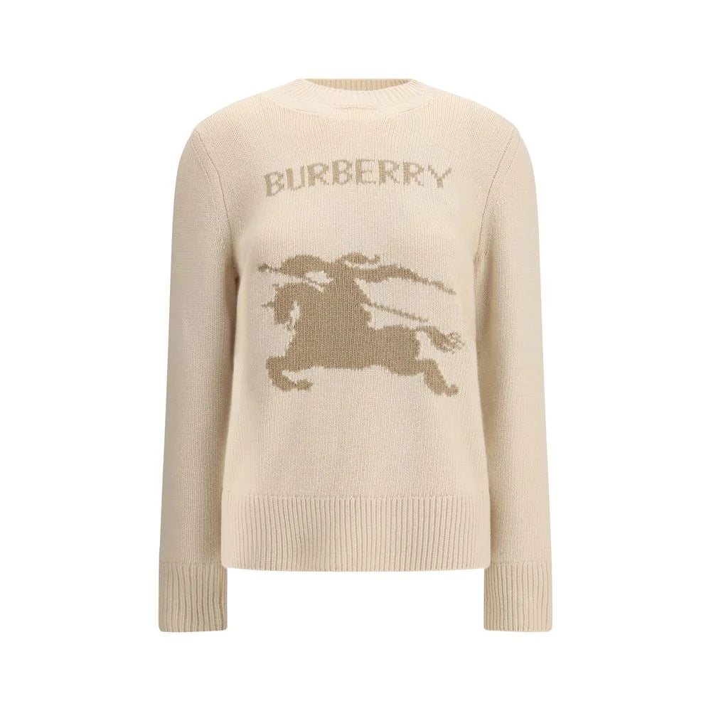 Burberry Equestrian Knight Wool Sweater - L - Sweaters