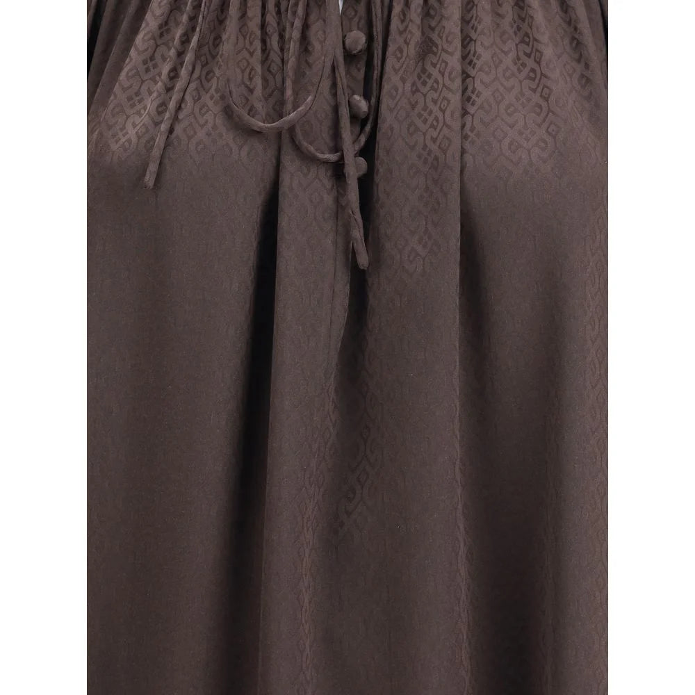 Burberry Geometric Silk Blouse - 6