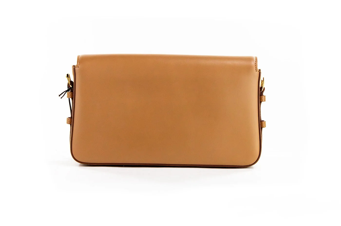 Burberry Grace Small Nutmeg Smooth Leather Flap Crossbody Clutch Handbag Purse - Cross Body Bags