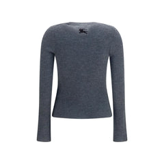 Burberry Gray Cashmere Cardigan - L