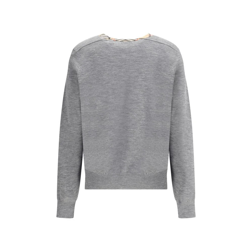 Burberry Gray Cotton Sweatshirt