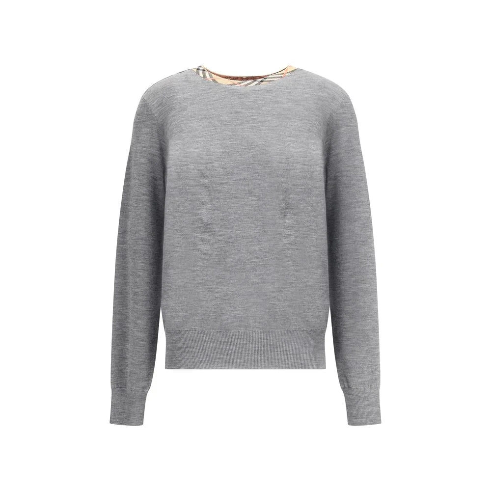 Burberry Gray Cotton Sweatshirt