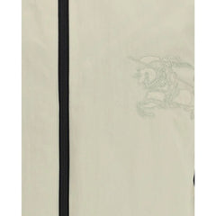 Burberry Gray Polyamide Full-Length Jacket - M