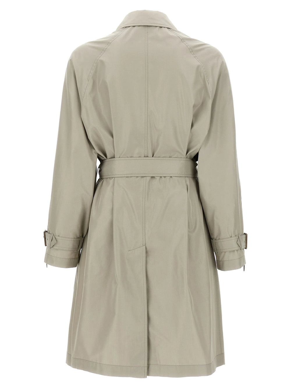 Burberry Gray Satin Coat - 48 | M