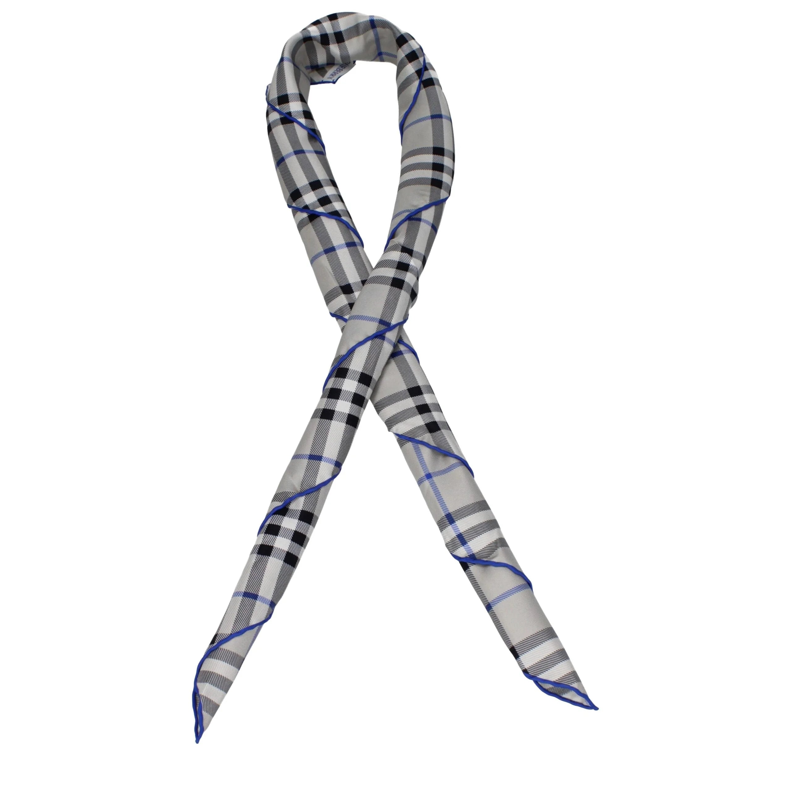 Burberry Gray Silk Foulards