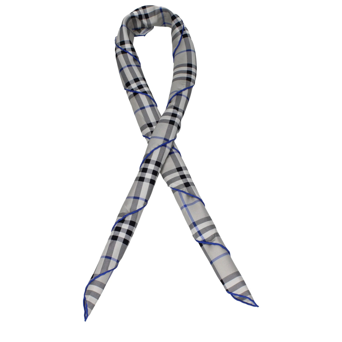 Burberry Gray Silk Foulards
