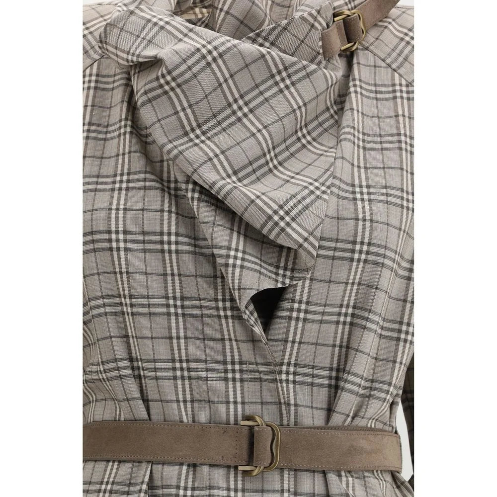 Burberry Gray Wool Casual Dress - 6