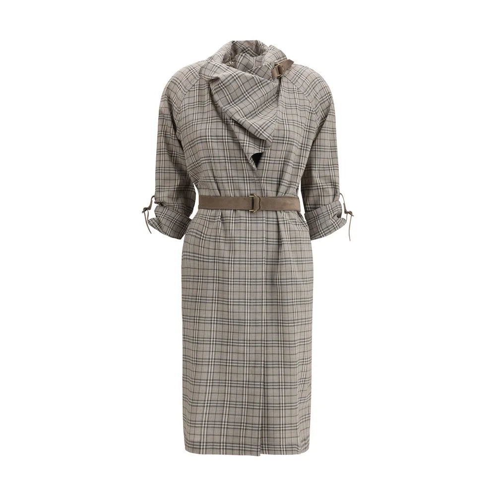 Burberry Gray Wool Casual Dress - 6