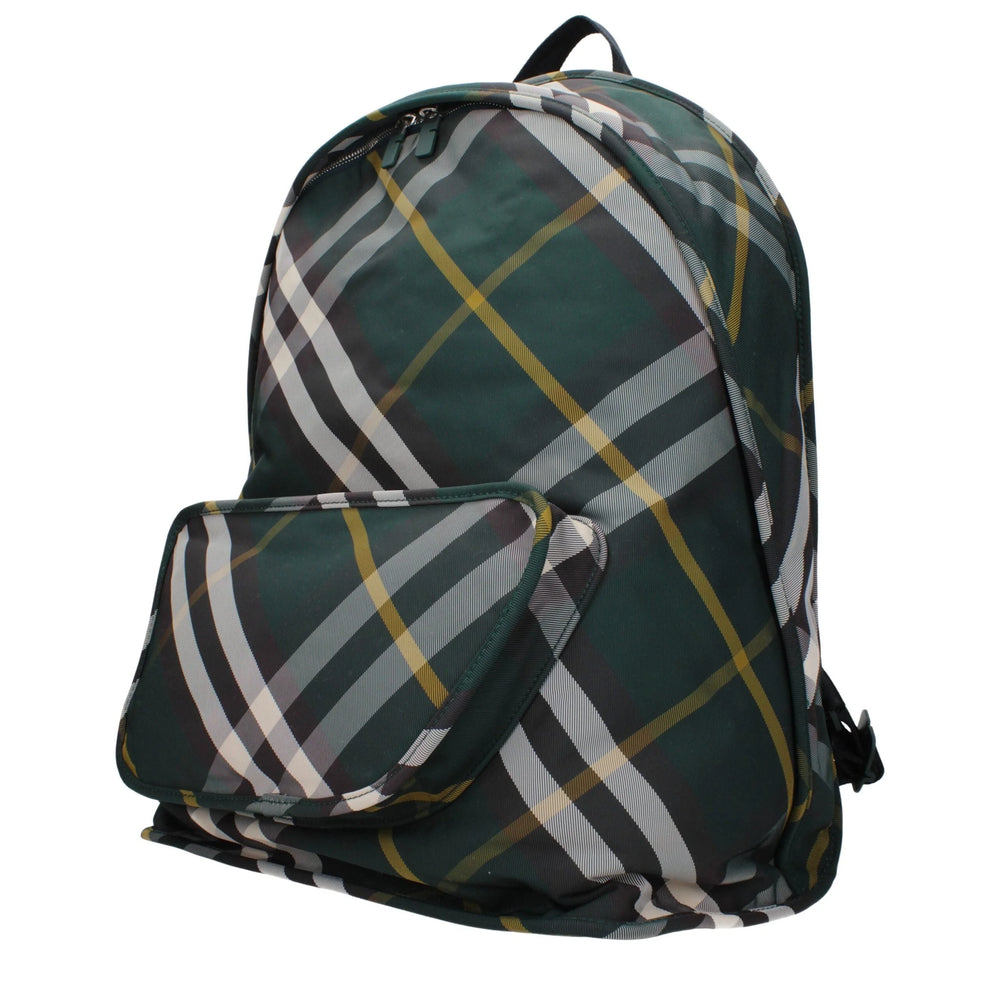 Burberry Green Fabric Backpacks