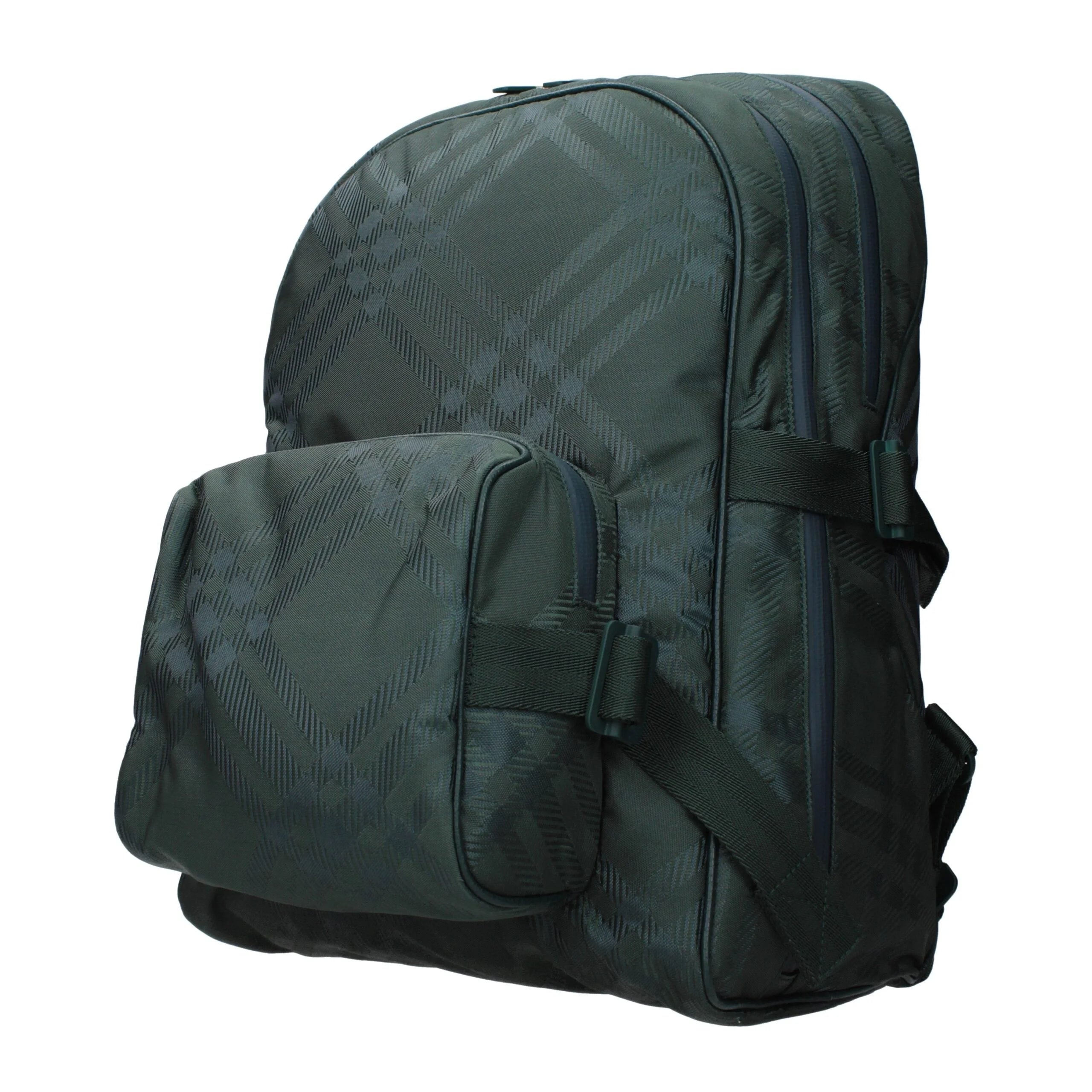 Burberry Green Fabric Backpacks