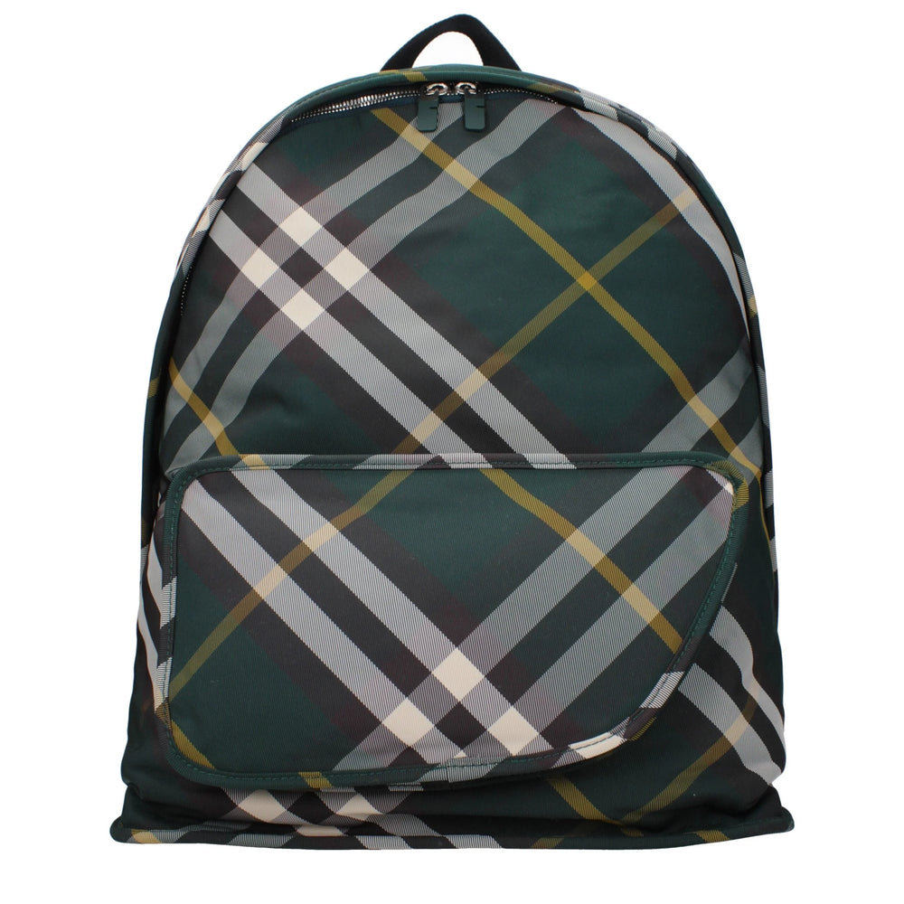Burberry Green Fabric Backpacks