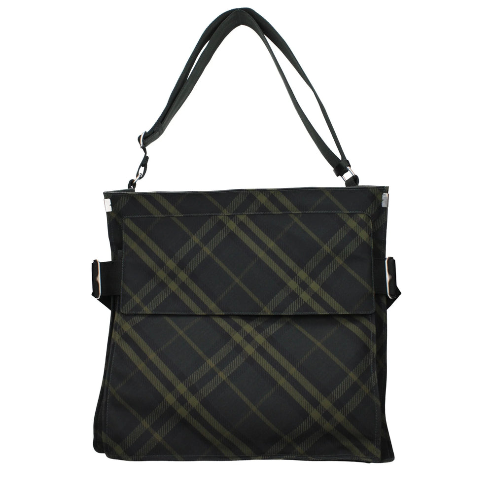 Burberry Green Fabric Crossbody Bag