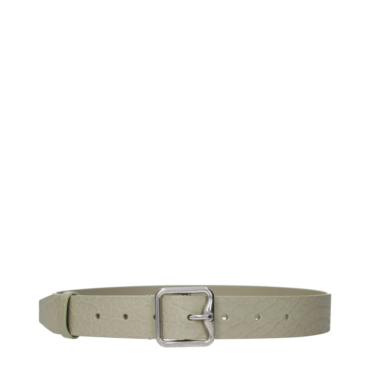 Burberry Green Leather Regular Belt