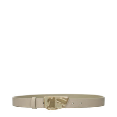 Burberry Green Leather Regular Belt - M