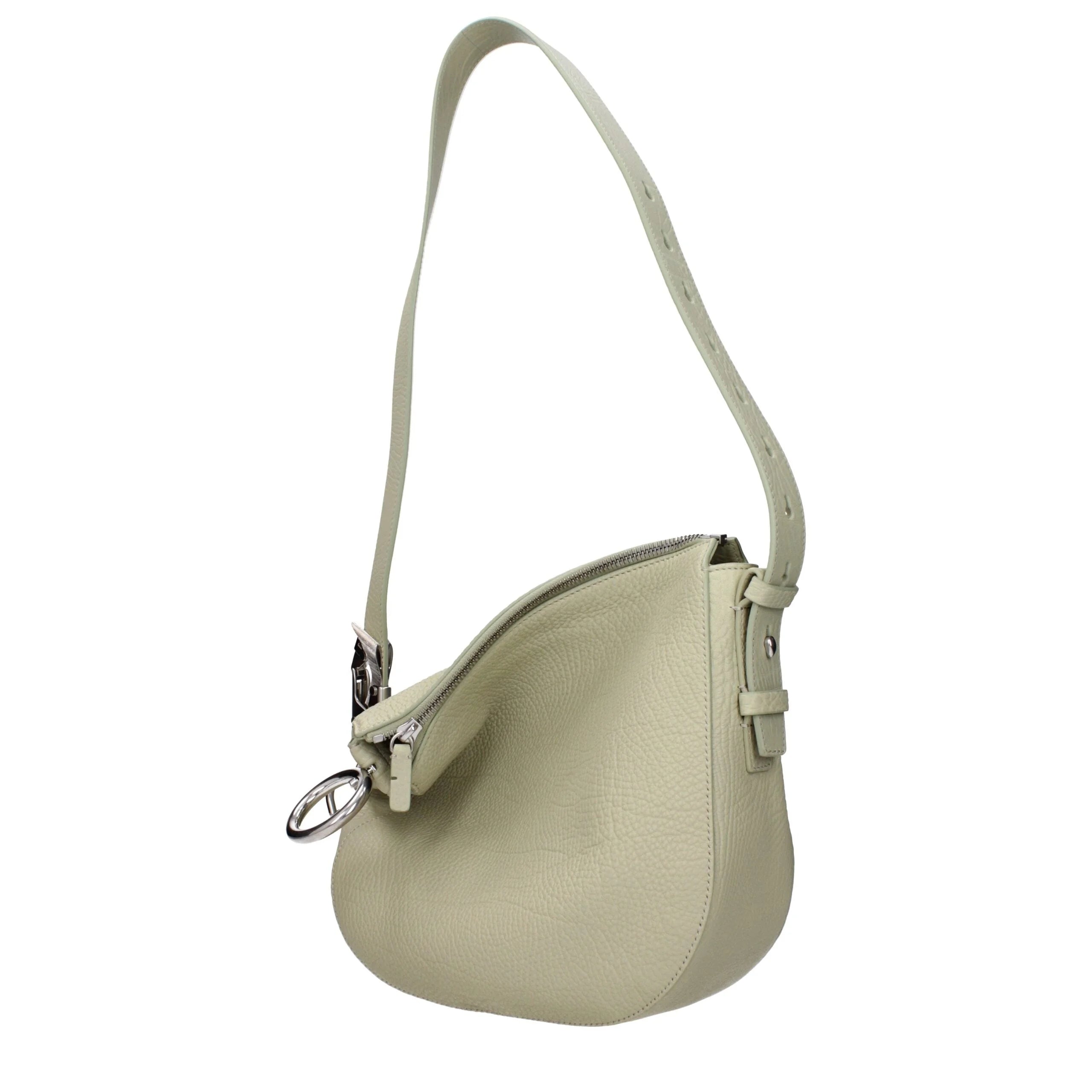 Burberry Green Leather Shoulder Bags