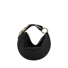 Burberry Leather Handbag - Half-Moon Bags